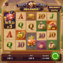 Malina Casino - Piggy Riches 2 Megaways Slot Game